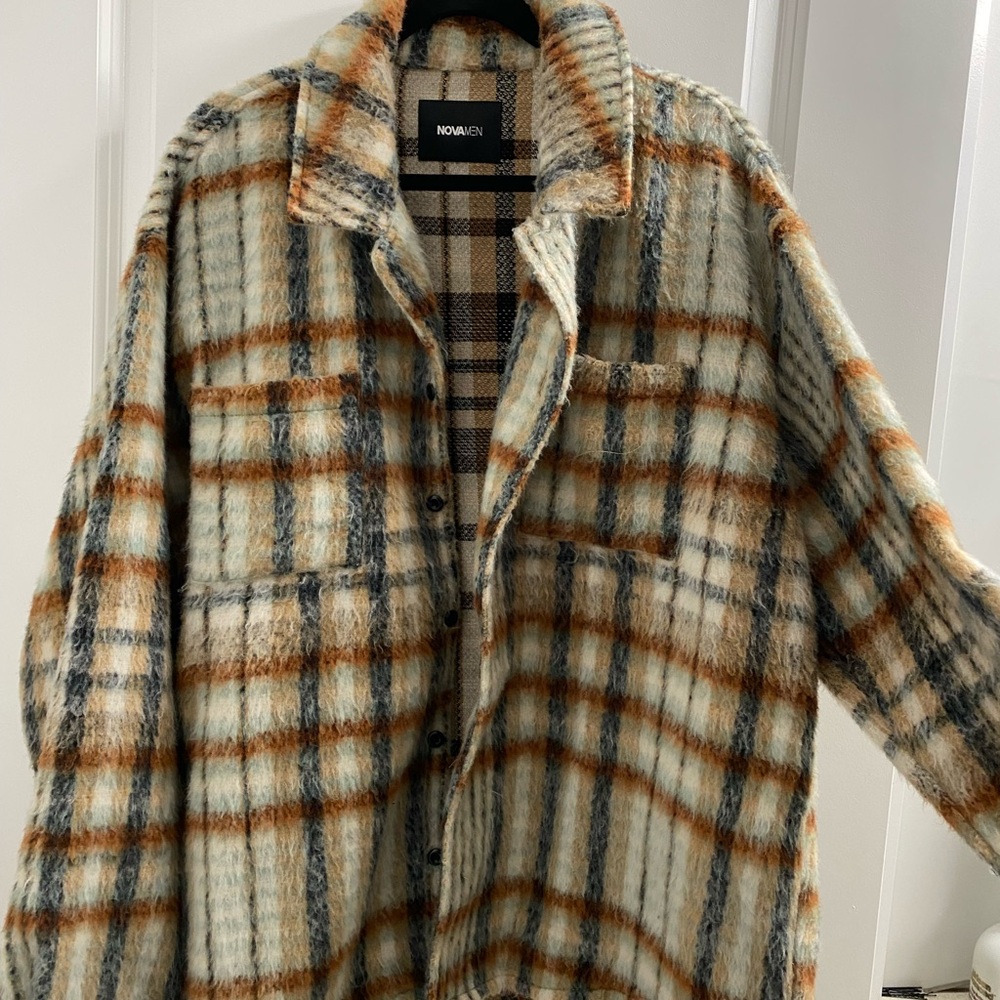 Plaid Oversized Coat